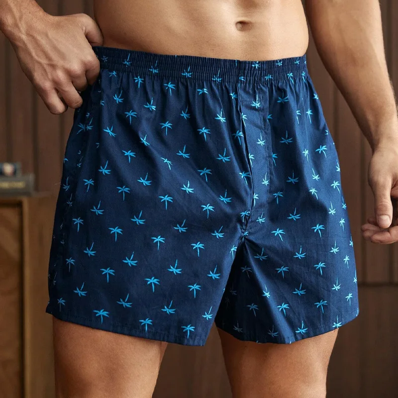 

New Men's Home Pants Arlo Pants Loose Breathable Plus Size Boxer Brief Underpants Pajama Underwear Men Boxers Briefs 2024