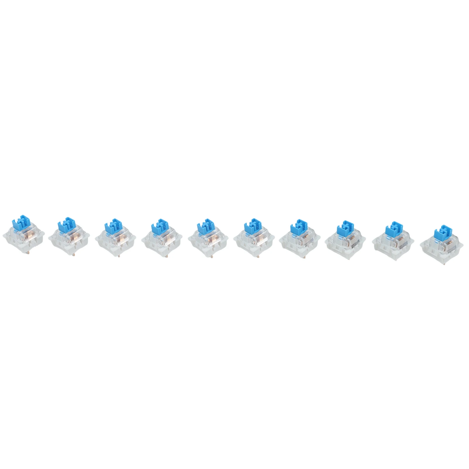 45 62 70 PCS 3-Pin Tactile Mechanical Keyboard Switches For RGB Mechanical Keyboards With Blue Housing For Smooth Typing Gaming