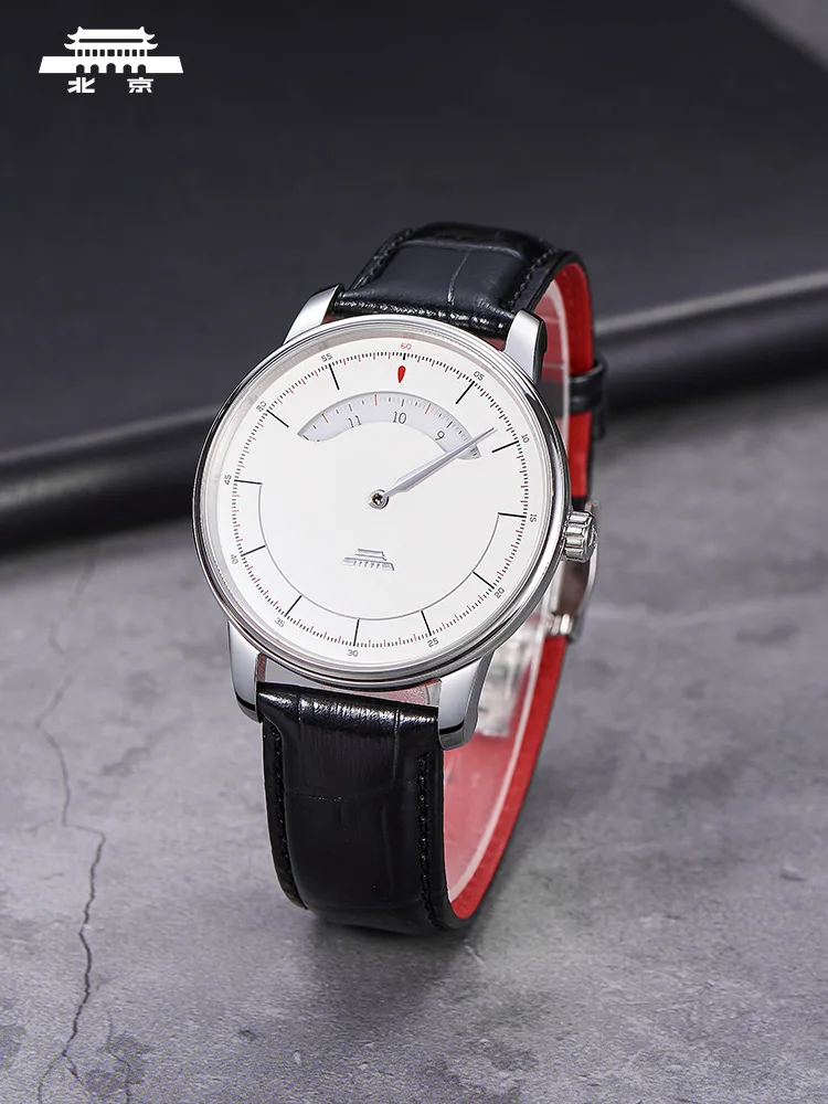 Beijing Watch Official Genuine Automatic Mechanical Watch Mingzhu Men's Bottom Waterproof Calendar Famous