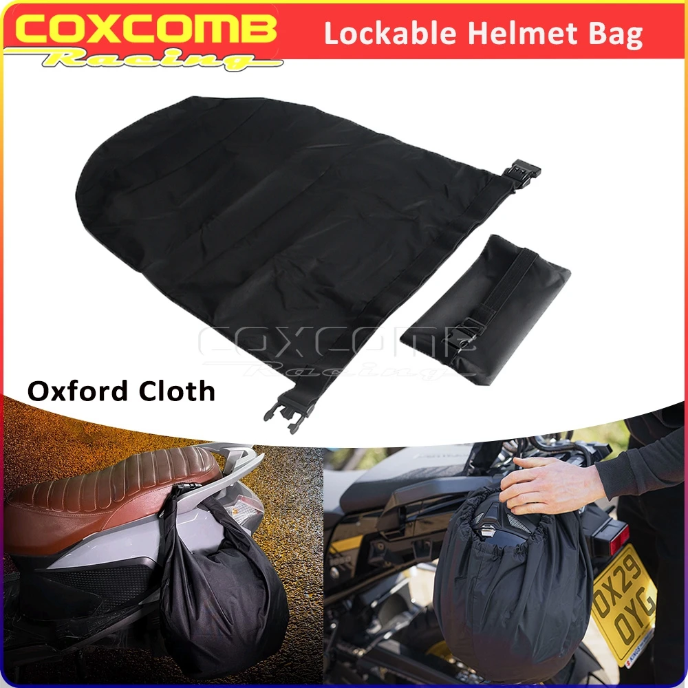 

Safe Abti Theft High-capacity Combination Lock Helmet Bag Dustproof Multi-function Helmet Bagpack Storage Pouch Outdoor Cycling