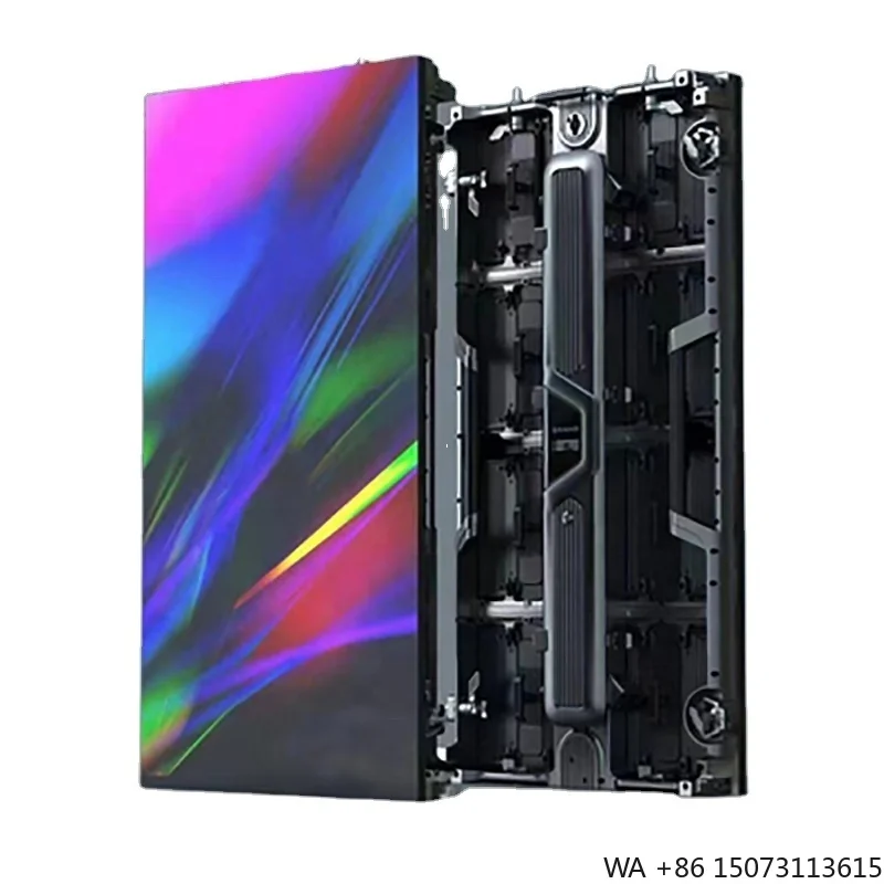 Painel LED externo P4.81 de 500 × 1000 mm - Parede de vídeo de palco de aluguel em cores de fábrica