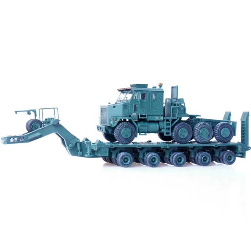 3colors American Oshkosh M1070 Heavy Transporter Alloy Vehicle 1/72 Scale Finished Military Model Toy Collection Ornament