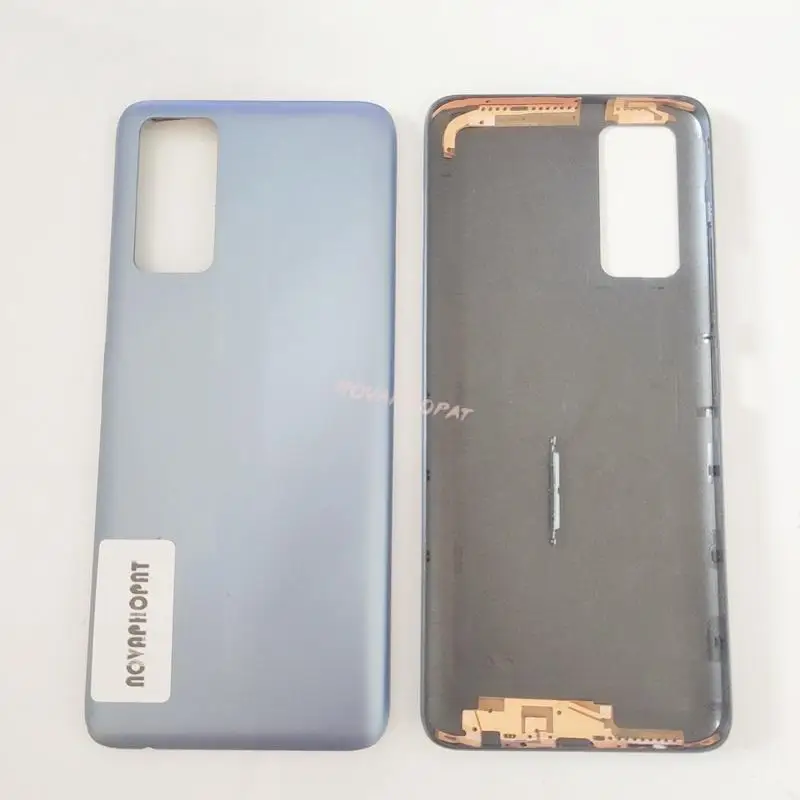 Novaphopat For Tecno Pova 2 LE7 Battery Door Cover Rear Case Back Housing Side Volume Botton Bezel