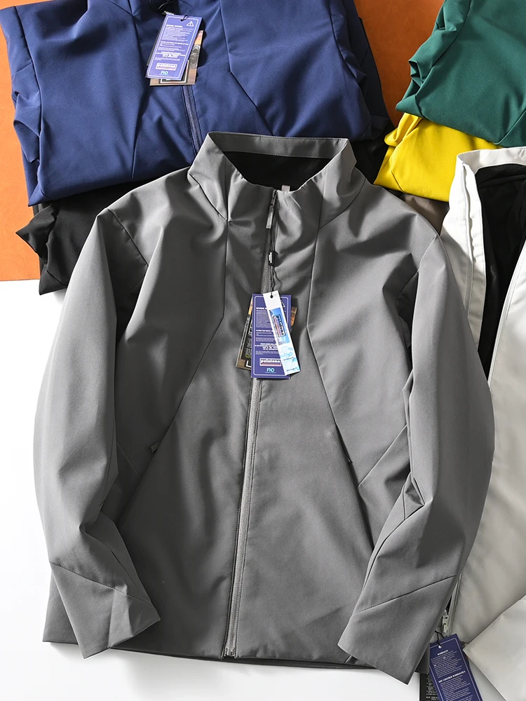 

Легкая футболка Cosite, мужская серия Jaet Fly Bird Busin, весенне-осеннее мягкое пальто с воротником-стойкой, верхняя одежда