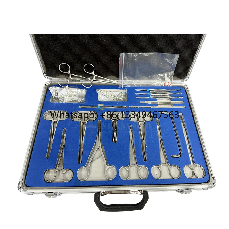 Dilating Forcep Strachea Cannula Tracheostomy Tray Retractor Trachea Tracheostomy Set