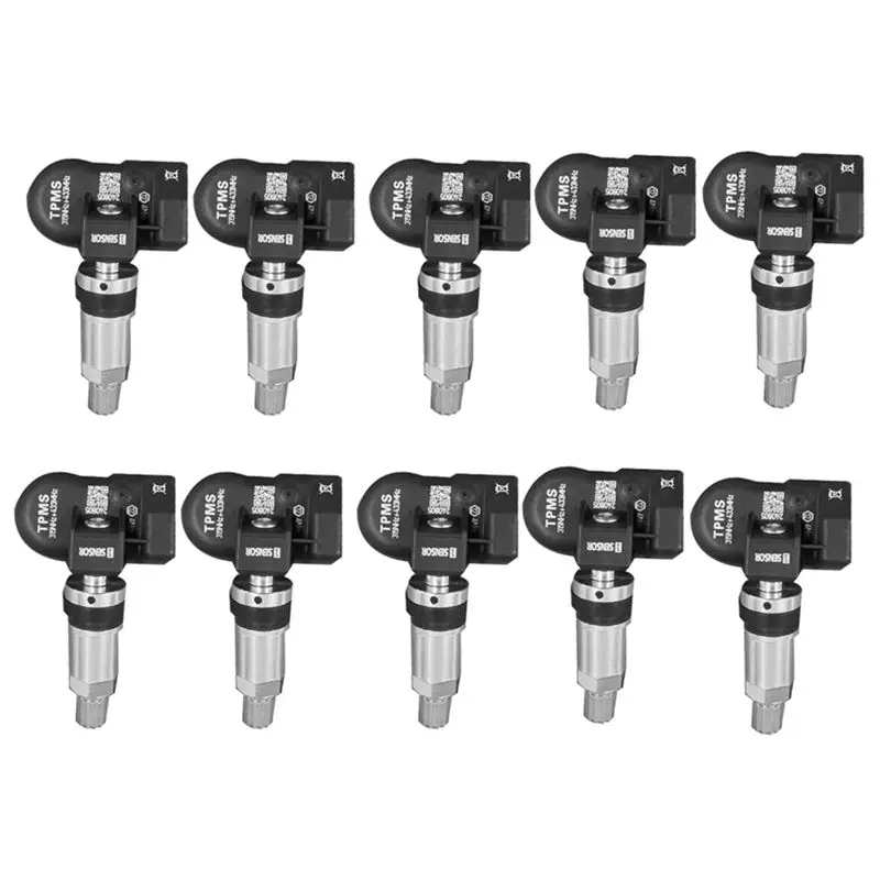 ABHX-10Pcs Programmable TPMS Tire Pressure Sensor For Autel Tool TS408 TS508 ITS600 315MHZ&433Mhz 2 In 1 MX Sensor Monitor