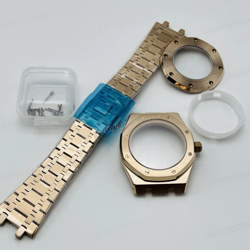 

PVD Rose Gold Case 41mm Stainless Steel Strap The whole set is suitable for NH35/NH36 calibre sapphire glass