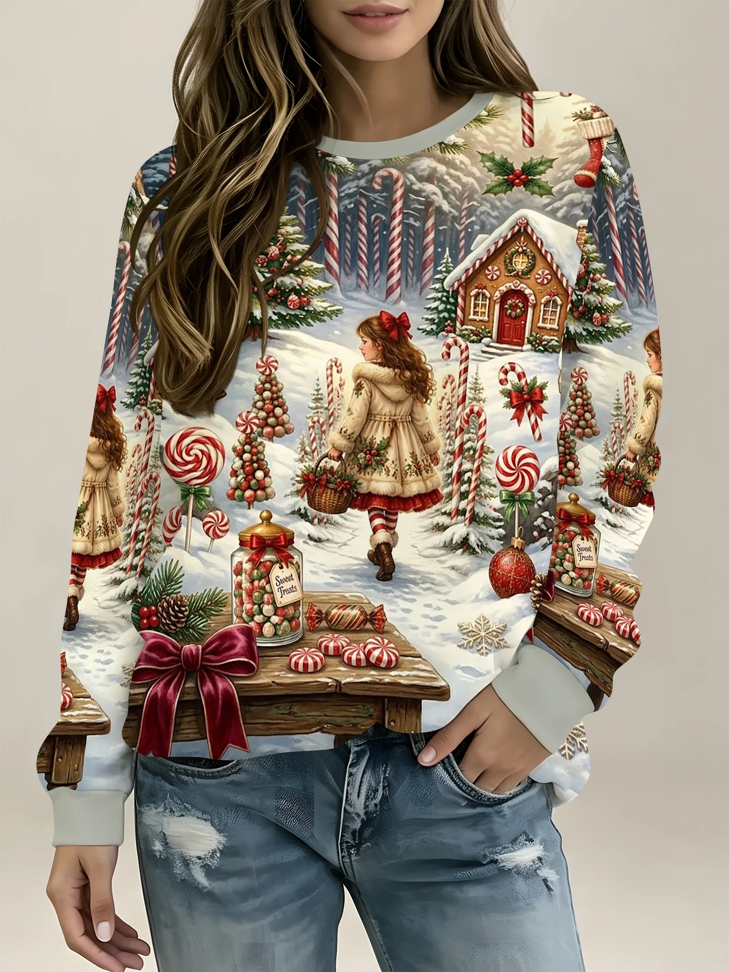 Damska bluza z okrągłym dekolt – Winter Clothes recenzja i cena