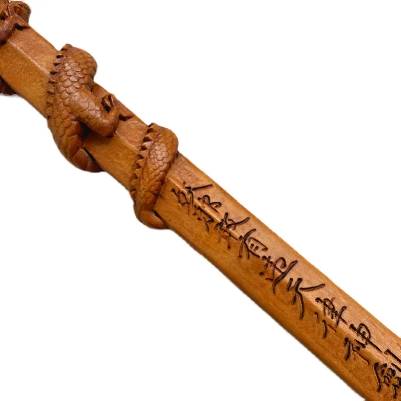 

Lightning strike Wood Bagua Coiled Dragon Tianshi dragon tiger seven star sword, Taoist supplies, magic tools