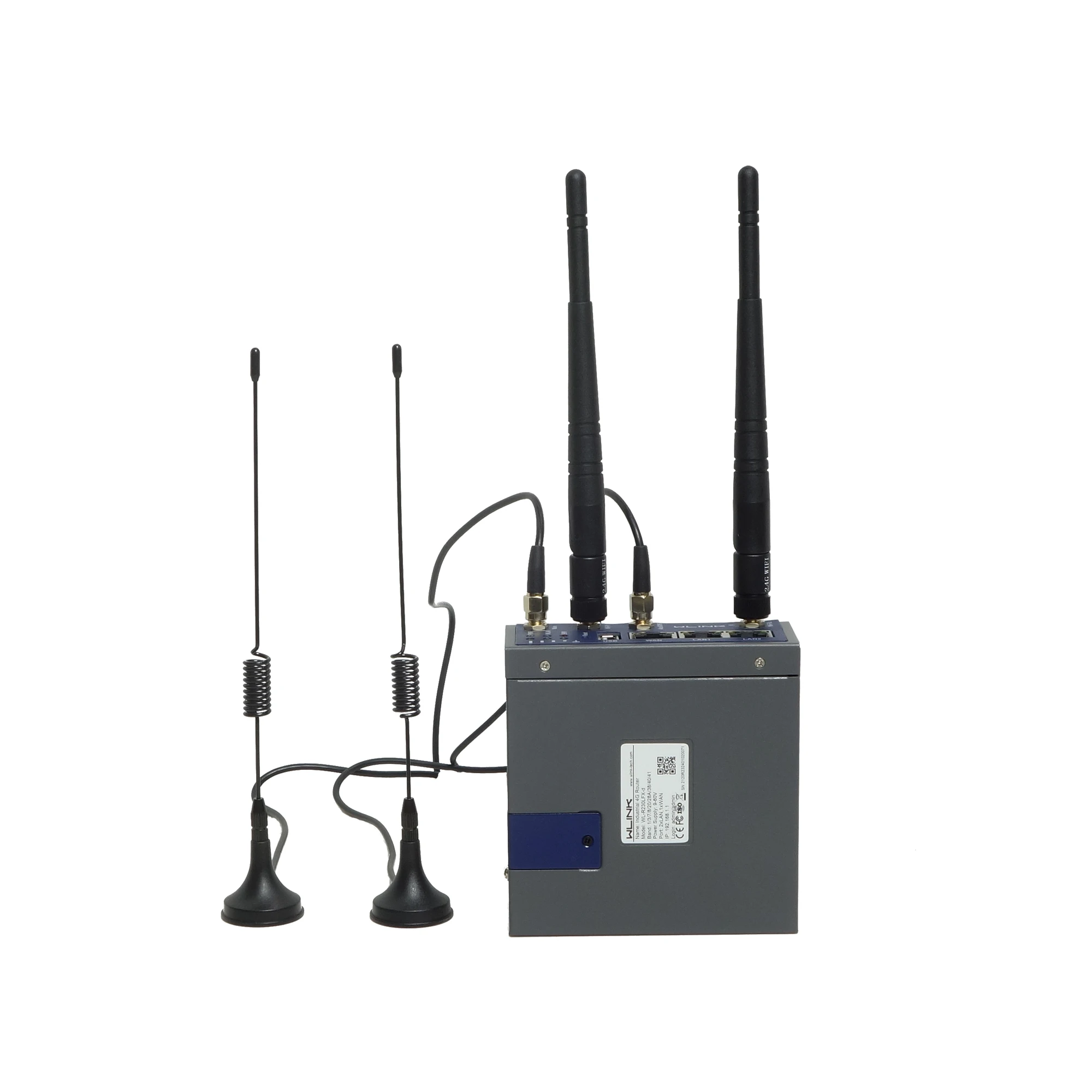 Nuovo Arrivo WL-R230 Industriale LTE Gateway Router 4G ESIM Wireguard Zerotier VPN RS485 USB Modbus Applicazione Firewall QoS WEP