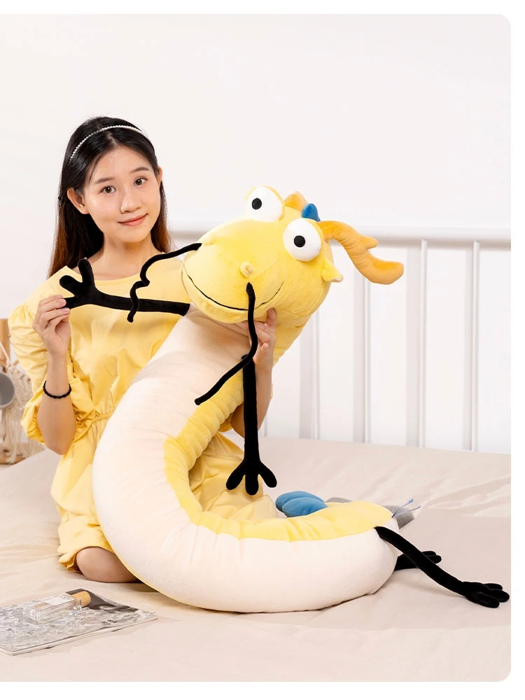 私の父はドラゴンです-プルトイ-ソフトぬいぐるみ-ドラゴン年-幸運のマスコットギフト-ボリバードブランド-pp綿入り-ユニバーサルg