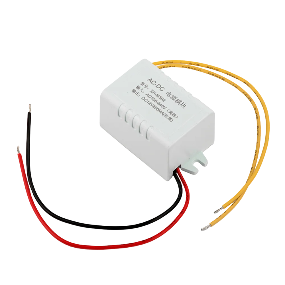 Power Supply Module Adapter 12V 250MA Switch Switching Thermostat AC100-240V to DC12V 3W Converter Power Supply