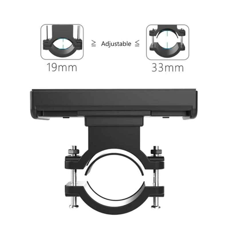 YD61 Bicicletta regolabile Staffa leggera Supporto per altoparlante Cinghia fissa Torcia per bici Supporto per faro Clip per