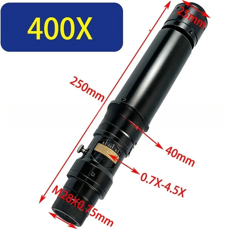 120X 180X 300X optical lens 10A single cylinder industrial microscope digital electronic CCD industrial lens