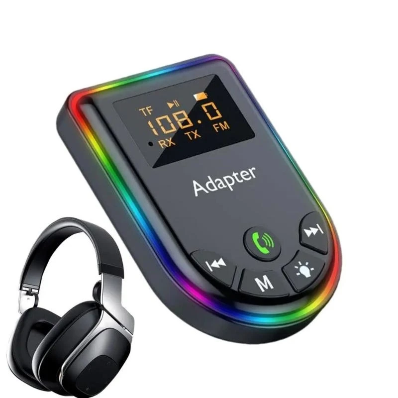 87HE HIFI Wireless Transiver Card TF Play Aux Sound Adapter for Car PC