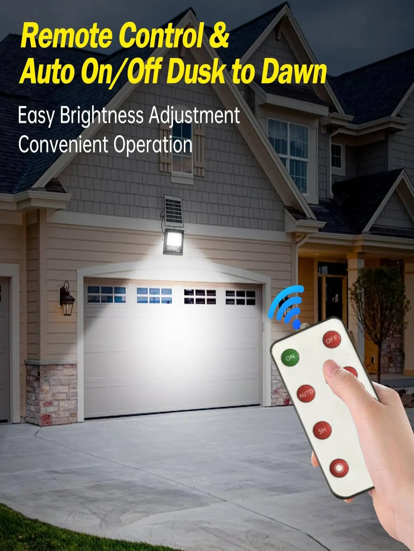 Solar Outdoor Light, Wall-Mounted Lighting Fixture, Burglar-Deterrent Pathway Illumination, Energy-Saving Eco-Friendly Wall Lamp