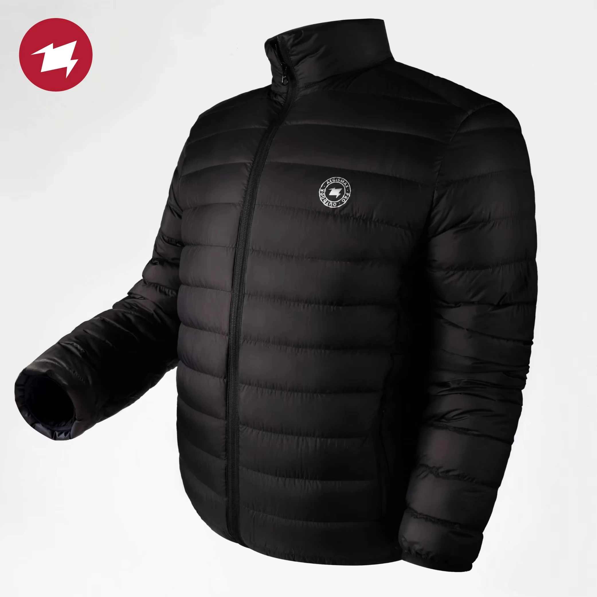 AEGISMAX Veste légère en duvet d'oie pour homme 800 Fill Power Sports de plein air Hiver Doudoune polyvalente Vêtements d'extérieur Vestes de randonnée