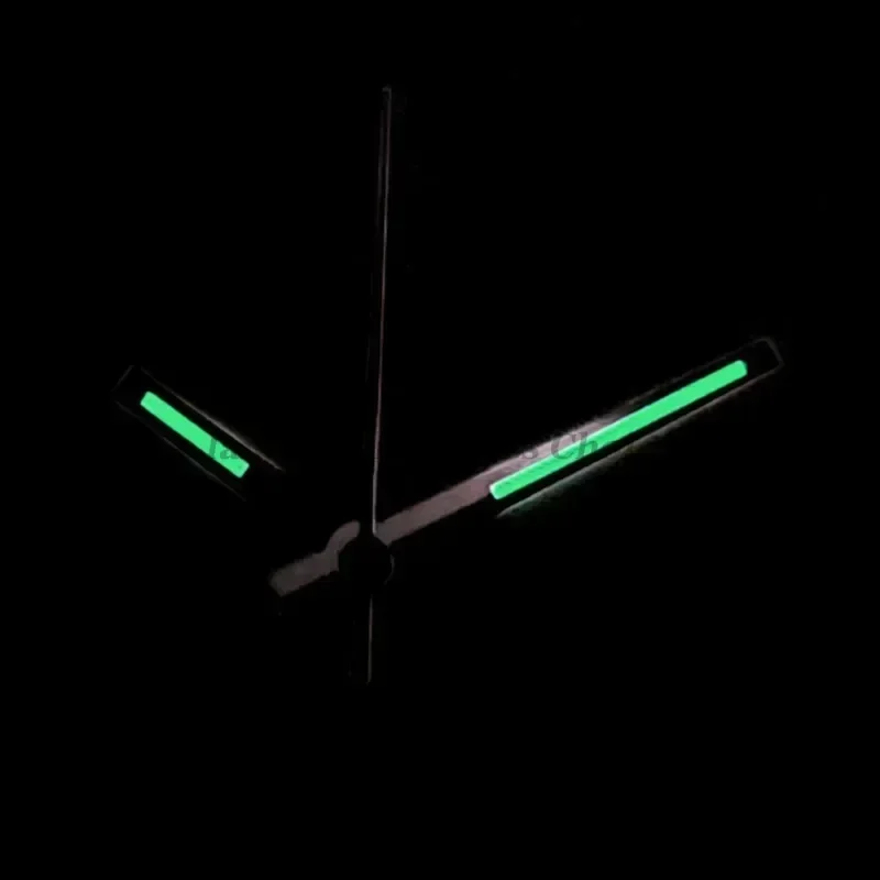 Серебряные иглы NH35 NH36 Часы Aiguille Hands C3 Super Lume Pointer Стиль дубинки Datejust Стрелки полированные для автоматического механизма