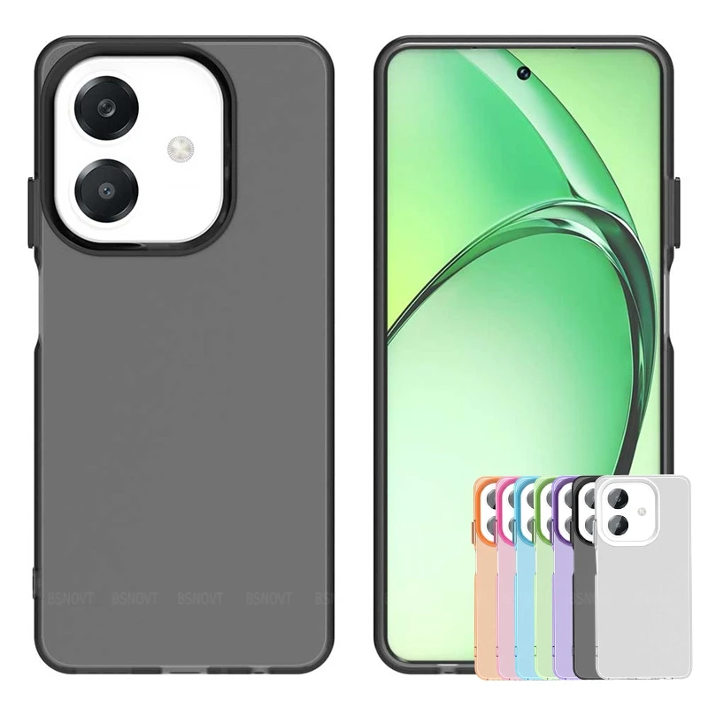 For OPPO A3X Case Cover OPPO A3X Capa Shockproof Phone Bumper Back Armor Transparent Frosted Matte Clear Fundas OPPO A3X OPPOA3X