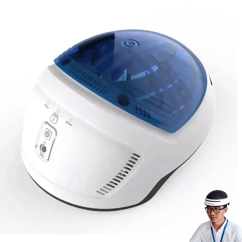 Factory Supply Kernel KN-8000C ISO CE Approved LED Red Light LLLT Helmet for Hair Regrowth