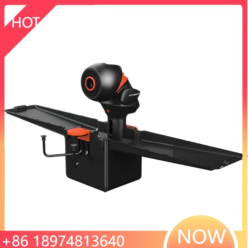 

OMNI S Pro Black Orange Exclusive Edition Smart Table Tennis Ball Machine 9-Angle Adjustable APP/Tablet Control Training Home