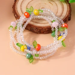 5Pcs/Set Fashion Handmade Beads Bracelets for Women Girls Party Fesitval Jewelry Gifts