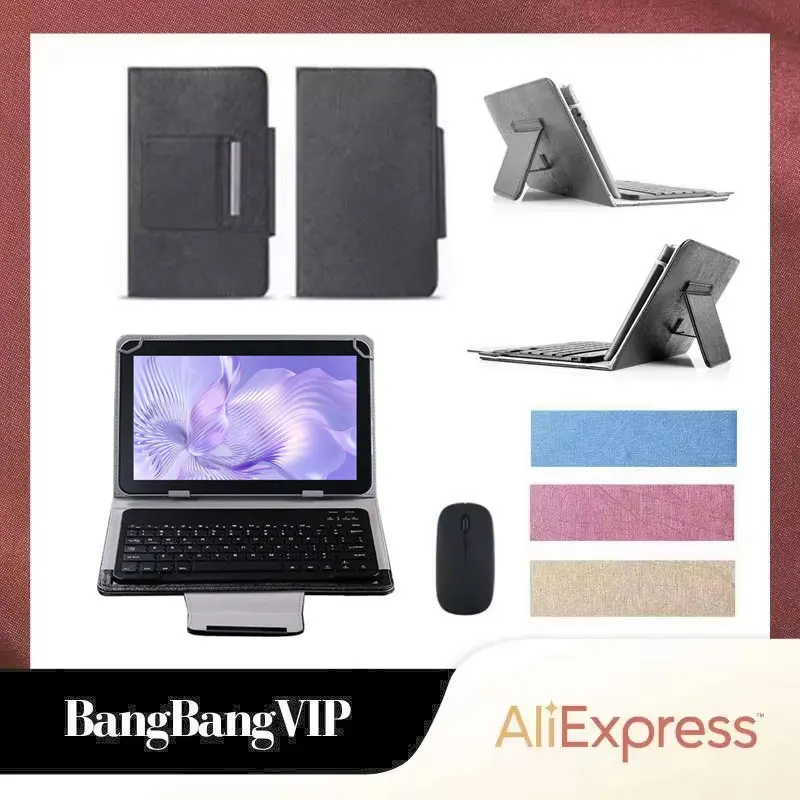 

For Blackview Mega 1 11.5 inch Tablet Universal Bluetooth Wireless Mouse Keyboard Stand Cover Case