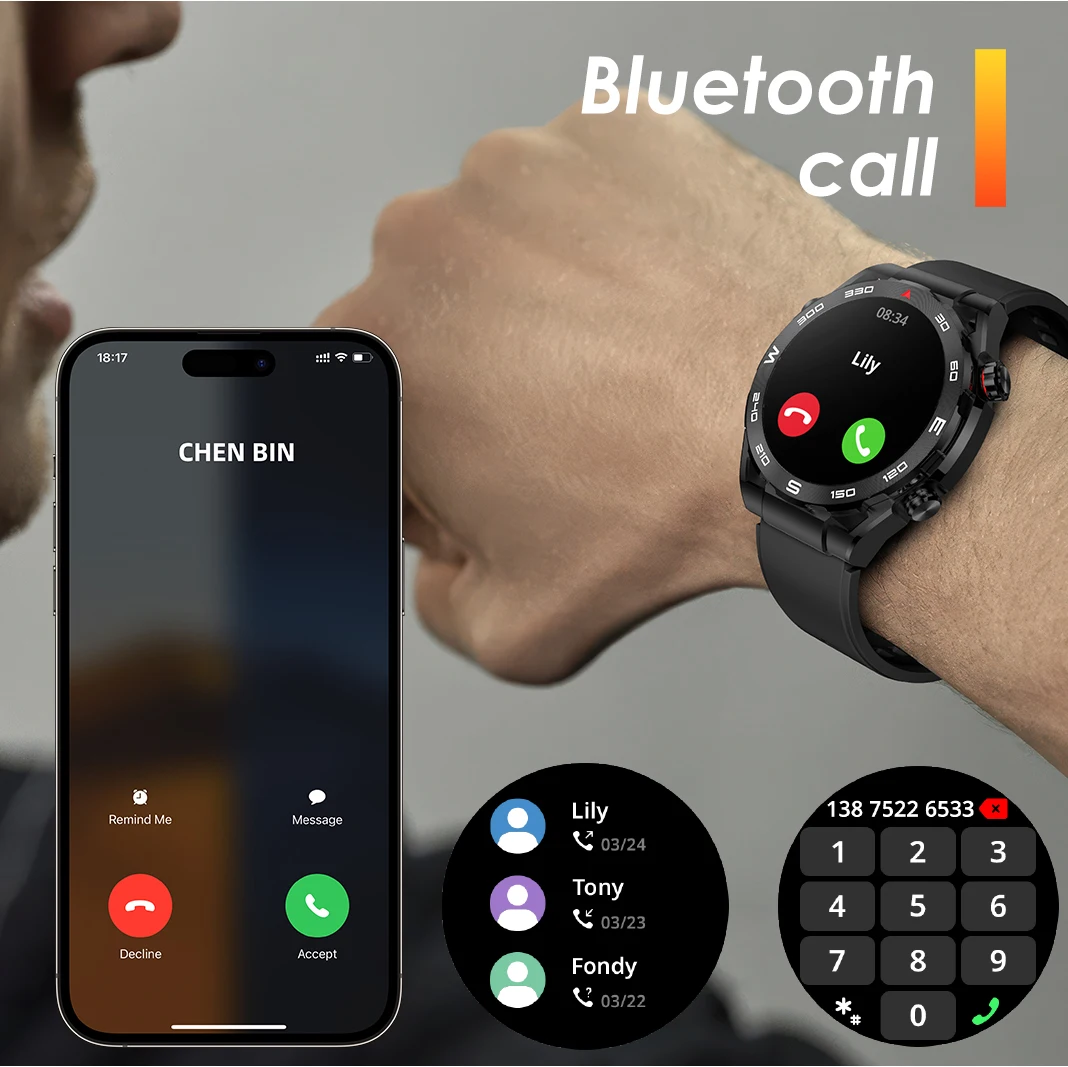 Pinteek AM13 Smart Watches: 10 - Smartwatch Online Watches For Men recension och pris