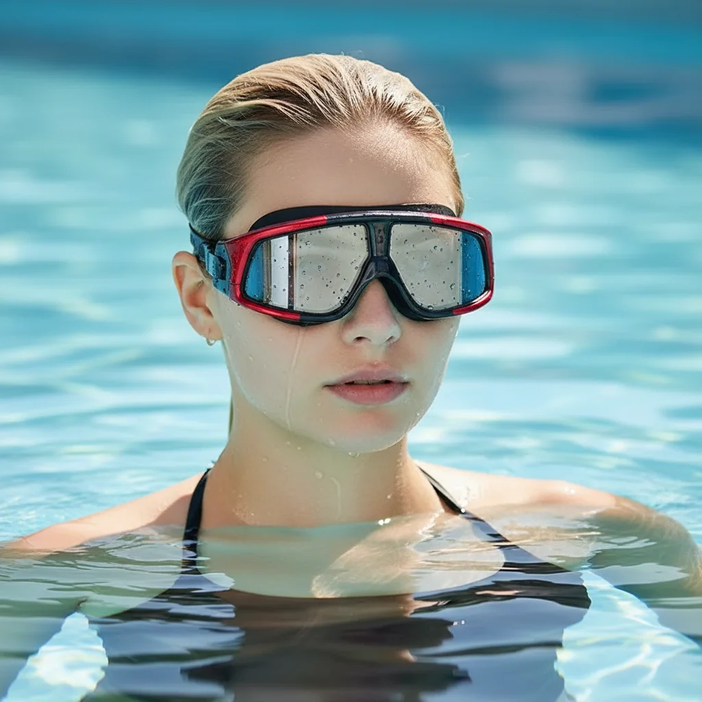 Myopia Swim Goggles -1.5 to -10.0 Diopters | With Anti-Fog Spray,Adjustable Strap for Men Women