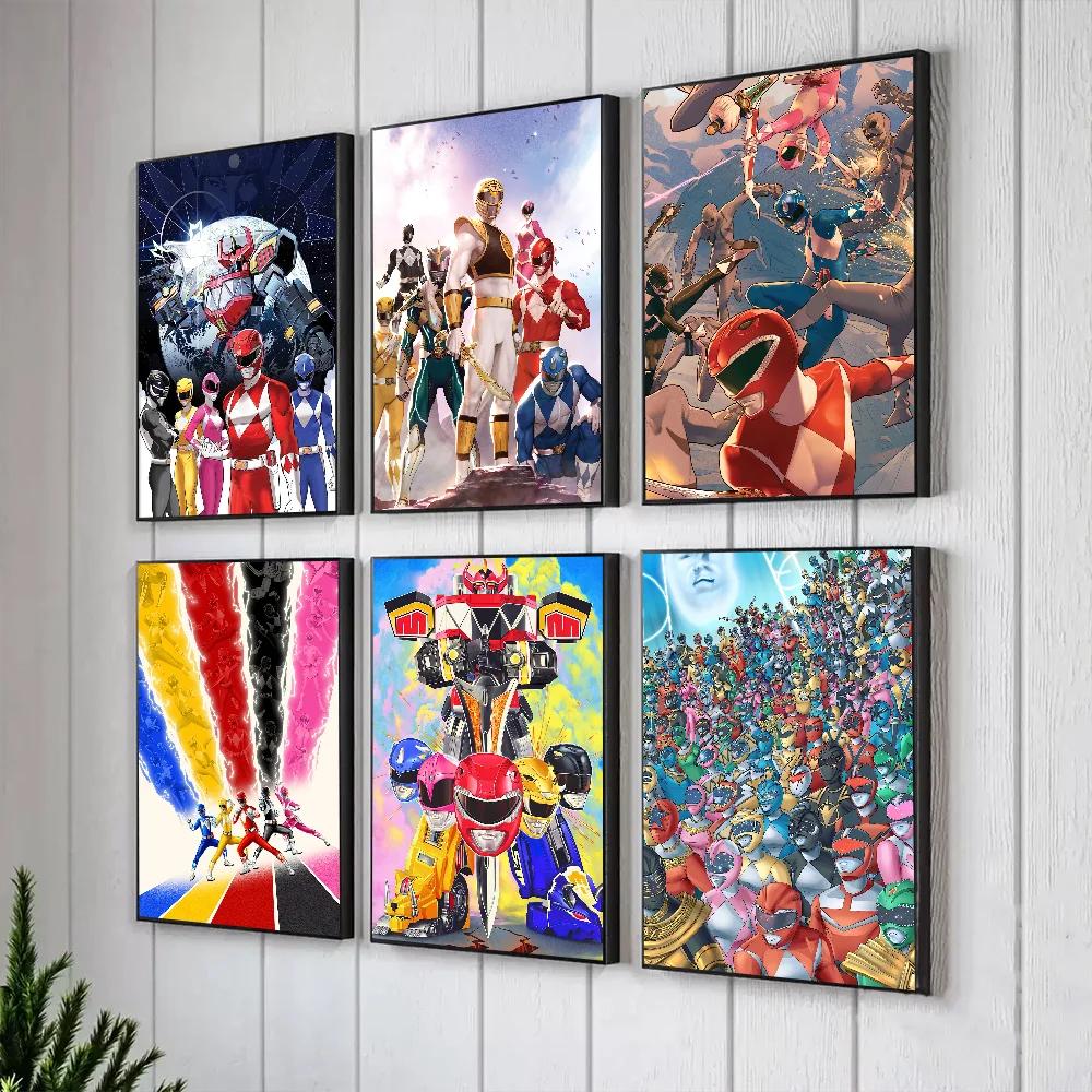 Film P-Power R-Rangers Cool Poster Prints Artwork festival Bedroom Club living room Home Deco