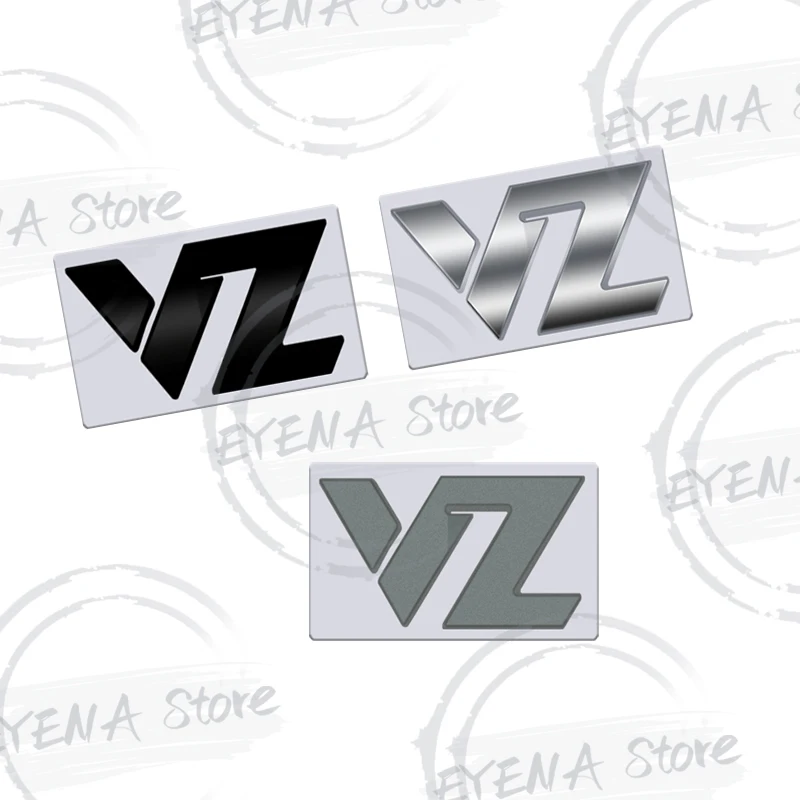 VZ VZ5 Logo Lettering Metal Badge Stickers Car Rear Trunk Body Emblem For Seat Alhambra Ibiza Leon Tarraco Toledo Mii Born