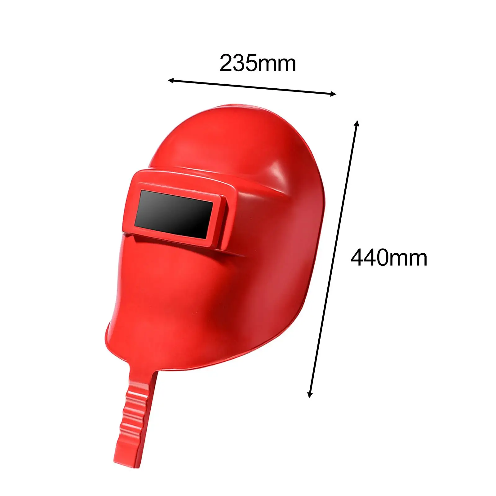 Handheld Welding Face Cover Heat Resistant Portable Shell Grinding Face Protector Welder for Working Helmet Welding