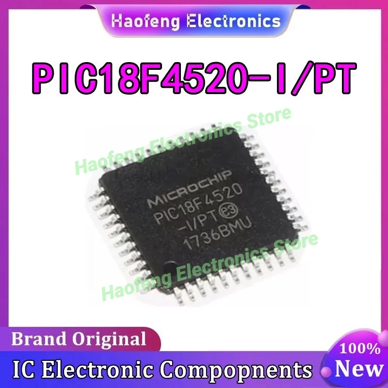 5PCS PIC18F4520-I/P… - image