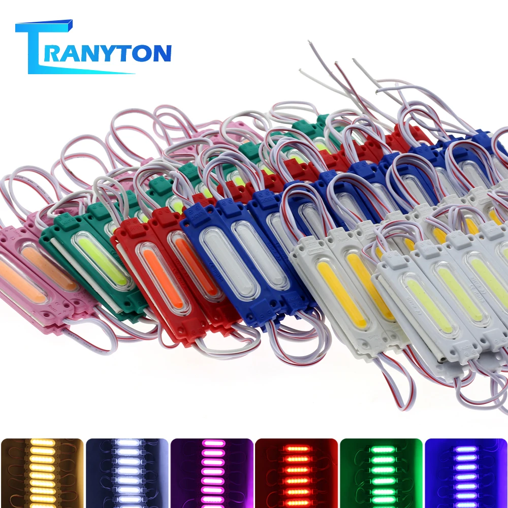 

COB Светодиодный модуль DC12V 2 Вт водонепроницаемый светодиодный модуль для наружной рекламы дизайн светящиеся персонажи модуль подсветки 20 шт./лот