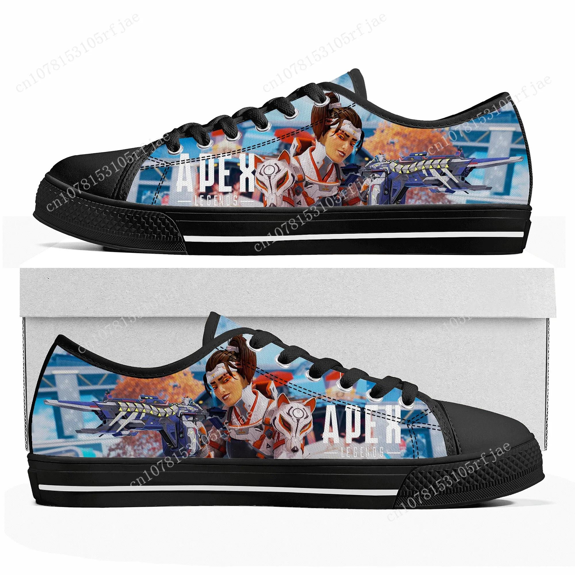 

Apex Legends Rampart Low Top Sneakers Hot Cartoon Game Womens Mens Teenager High Quality Shoes Casual Tailor Made Canvas Sneaker