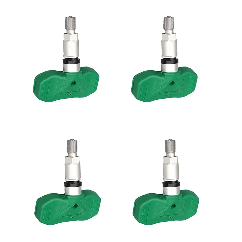 

4Pcs 15268606 Tire Pressure Sensor TPMS For GM Cadillac CTS Buick Chevry Green Car Accessories