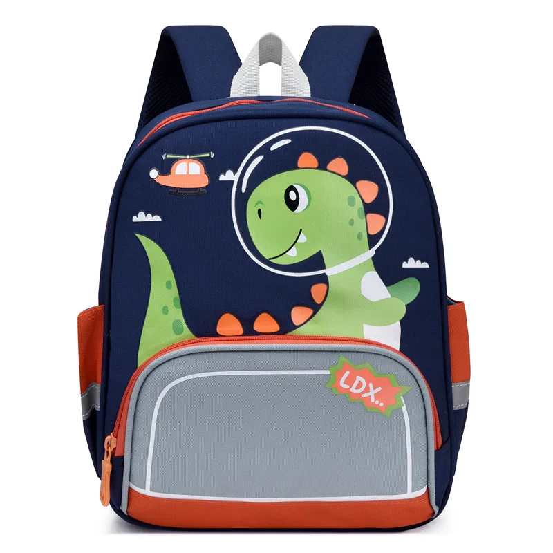 New Children's School Bag Cartoon Waterproof Dinosaur Kindergarten Children Backpack 3-6 Years Old Boys and Girls Backpacks
