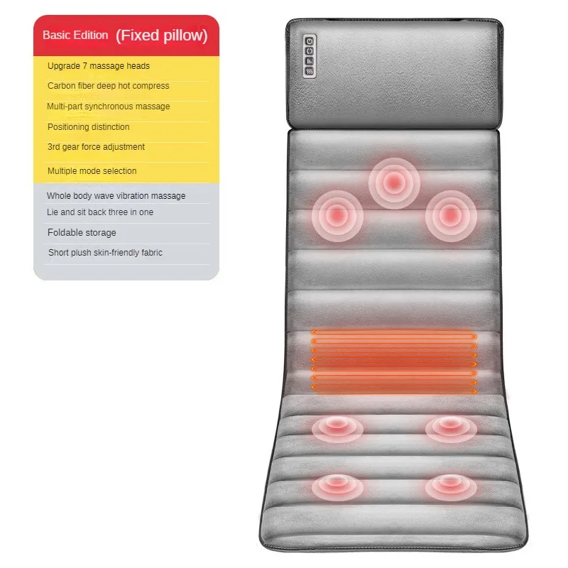 Multi Functional Full Body Massage Pad for Hot Compress Waist Airbag Shoulder Neck Back Waist and Leg Integration