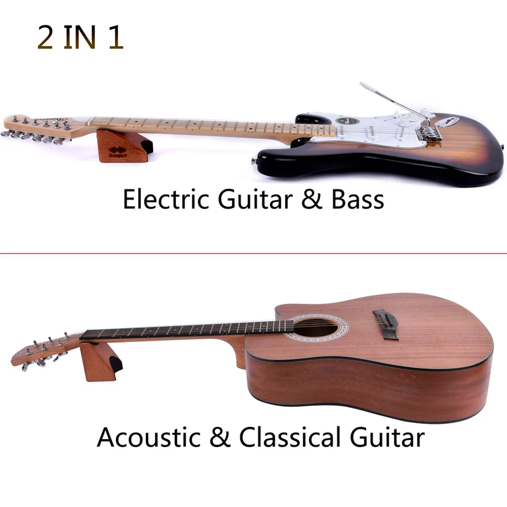 

Guitar Neck Bracket Instrument Support Straight Pillow Display Stand Rest Mat Wooden