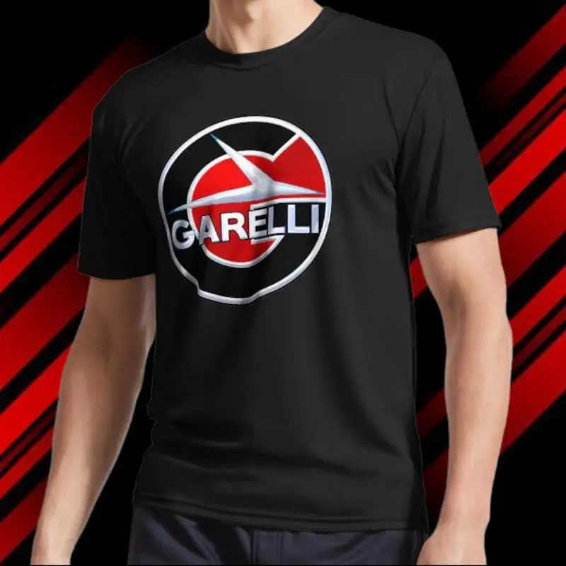 NEW! Garelli Motorcycles Italy Logo Funny USA Size Unisex Hoodie & T-Shirt