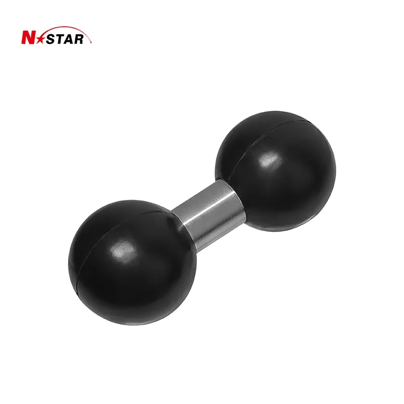 Aluminum Double Ball Adapter 1.5Inch 38.1mm Ball Joint Connector Extension Ball Mount for Connecting Two Socket Arms Ram Mount
