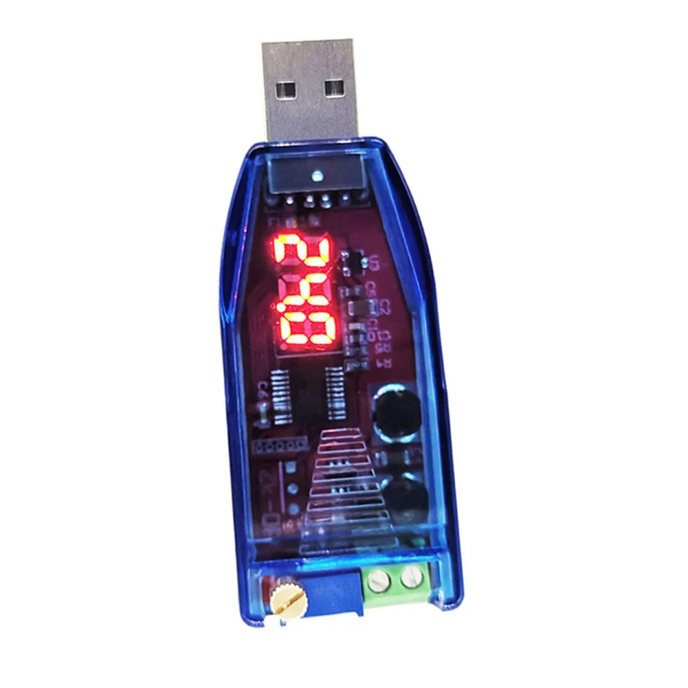 

USB-модуль питания для снижения артериального давления/повышающего преобразователя постоянного тока от 5 В до 1-24 В USB-повышающий преобразователь питания