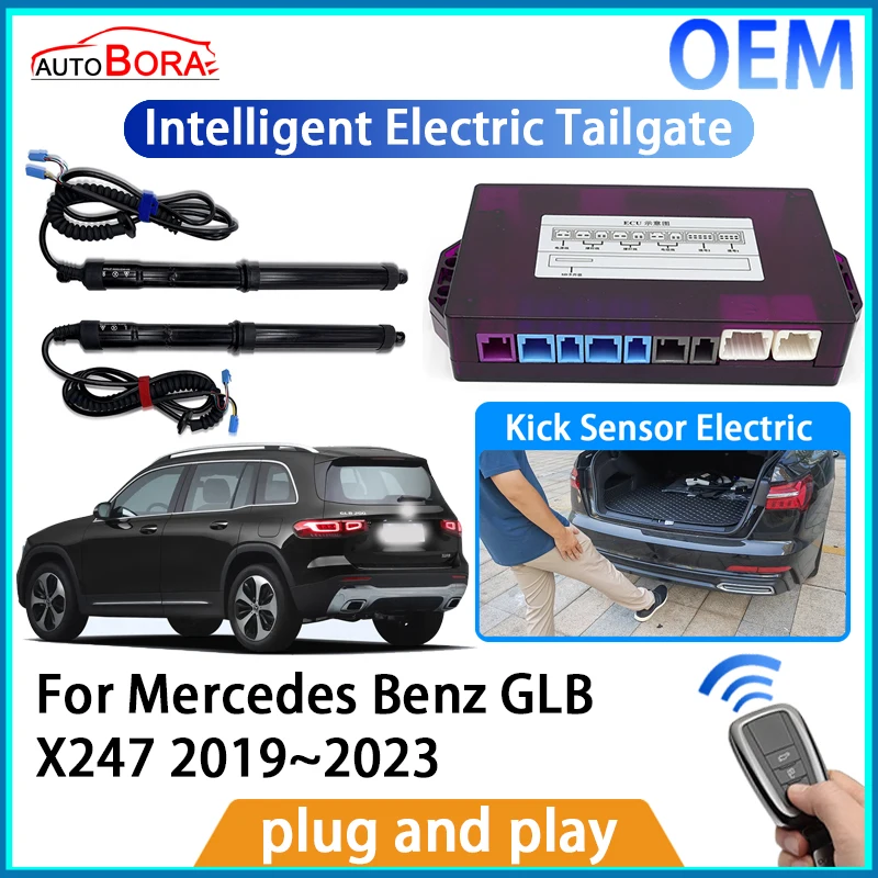 

AutoBora Intelligent Electric Tailgate Automatic Lifting Kit Remote Control Opener Trunk for Mercedes Benz GLB X247 2019~2023