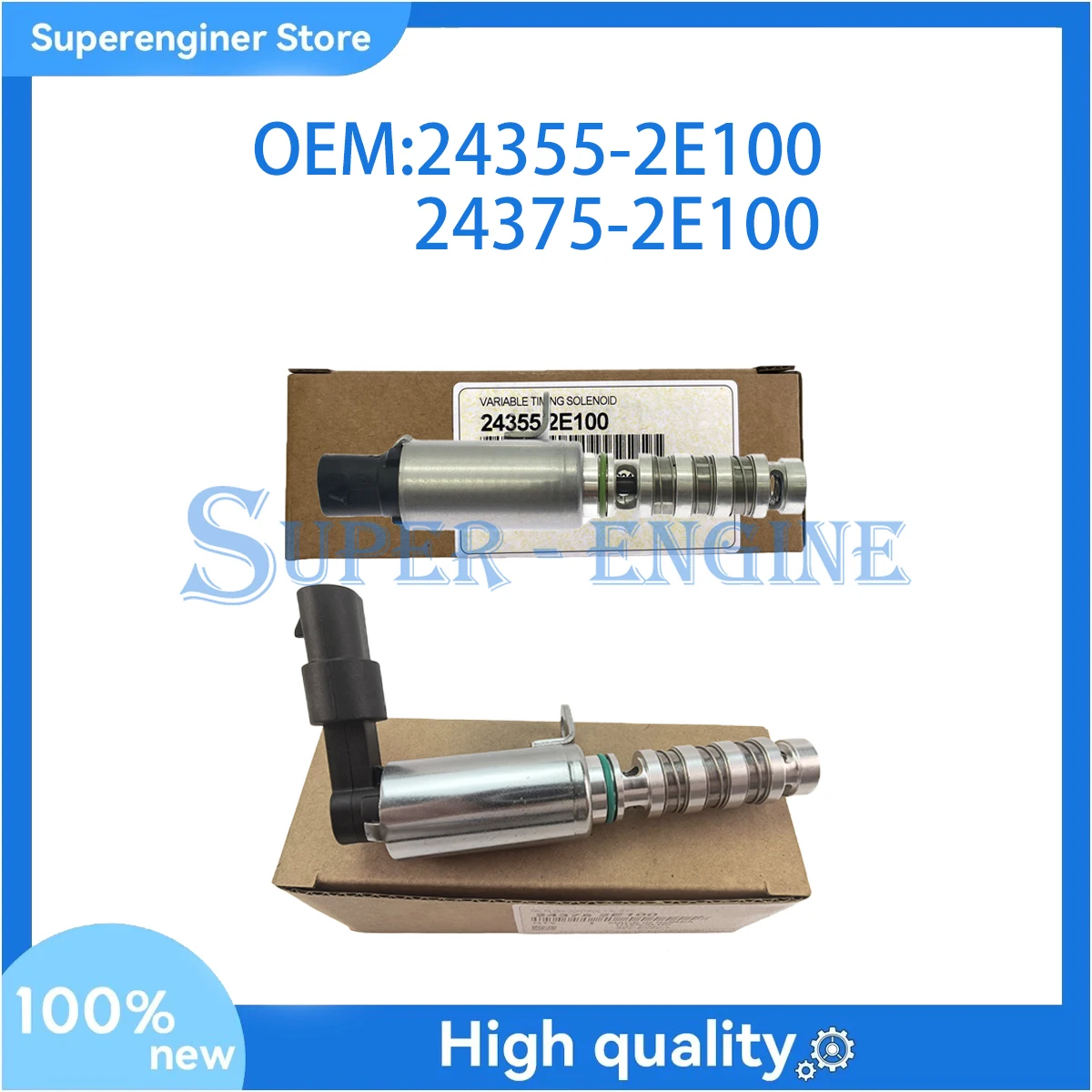 

24355-2E100 & 24375-2E100 VVT Solenoid Oil Control Valve Fits For Hyundai Elantra Kia Forte Optima Soul