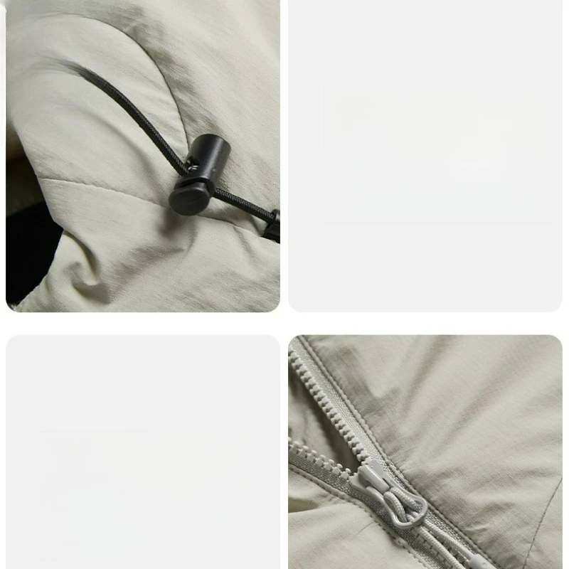 Mens Padded Jacket Waterproof Outdoor Camping Windproof Warm Parka Comfort Lightweight Skiing Thick Warm Winter Padding Coat