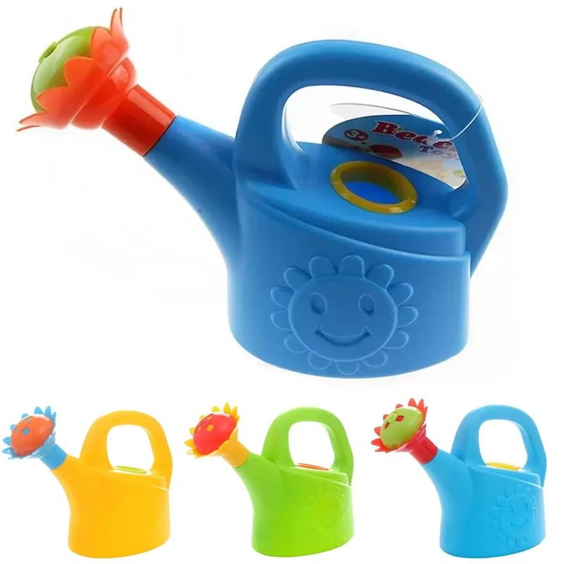 Sprinkler Watering Can Cute Cartoon Garden Kids Home Plastic Flowers Bottle Beach Spray Bath Toy Early Education New