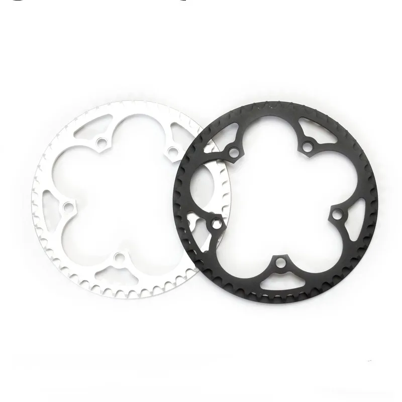 Aluminum Alloy Bike Chain Wheel Platters Crankset 50T Crankguard 130 AL7075 For Brompton Folding Bicycle BMX Chainring Bike Part