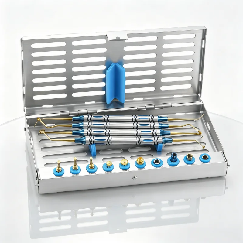 Dental Implant Surgery Kit – Sinus Lifting Tooth Elevator & Implant Drills Stoppers for Surgeon