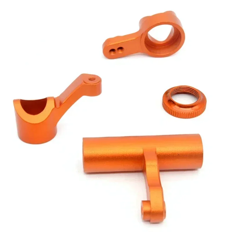 Zestaw ulepszonych elementów układu kierowniczego ze stopu aluminium 8594 do samochodów RC ZD Racing MT8/9021/9020/9116/EX-07/DBX-07