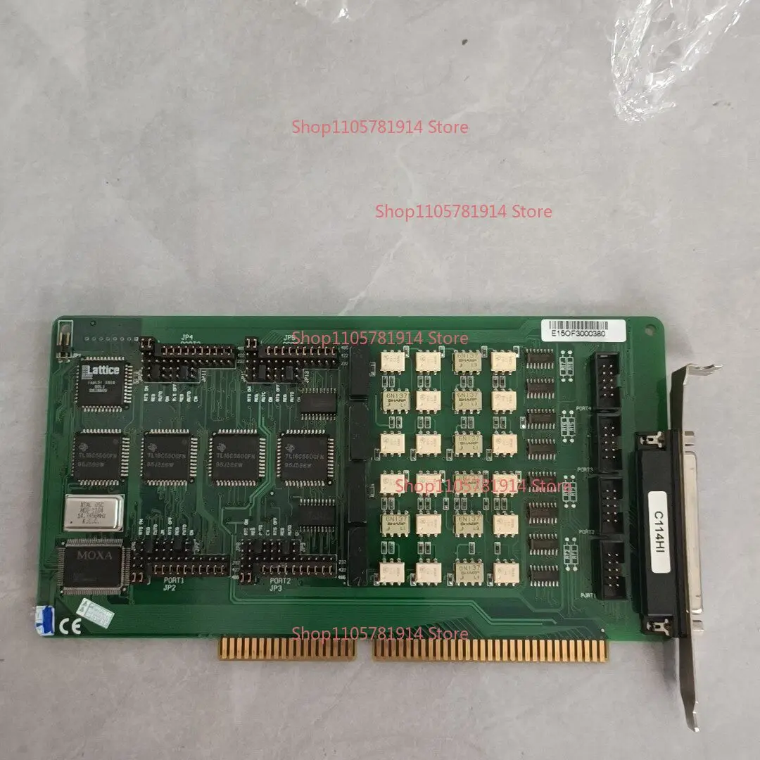 For MOXA C114 HI ISA Bus 4 Port Serial Communication Acquisition Card